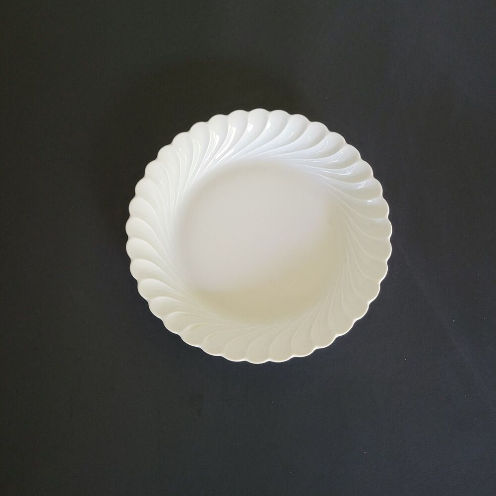 haviland limoges Bergere Set of 3 White Soup Bowls 7 3/8"